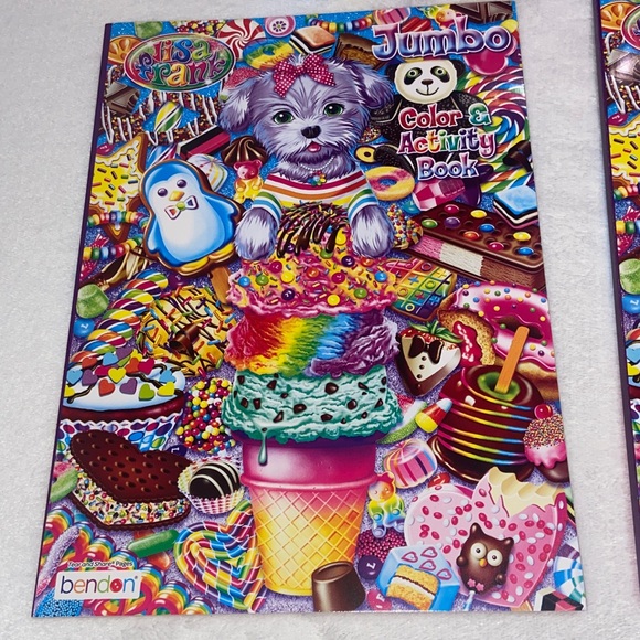 Lisa Frank Giant & Jumbo color and activity books set up 3 - Picture 4 of 7